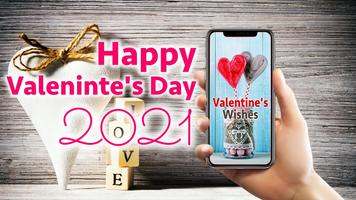 Happy Valentine's Wishes Cards 2021 الملصق