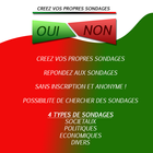 Créez vos propres sondages !-icoon