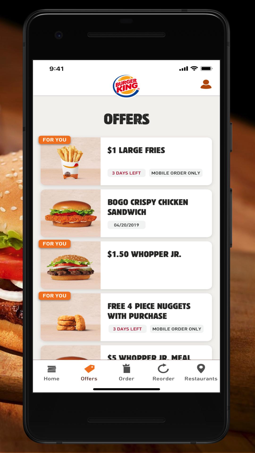 Burger King App For Android Apk Download