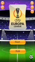 Europa Liga - fußballspiele Plakat