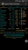 Ingress Medal Calculator Affiche