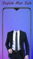 Stylish Men Suit Affiche