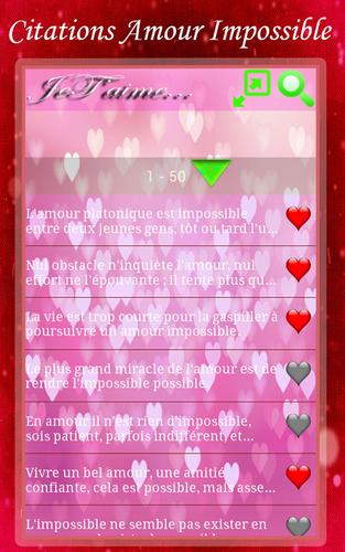 Citations Amour Impossible For Android Apk Download