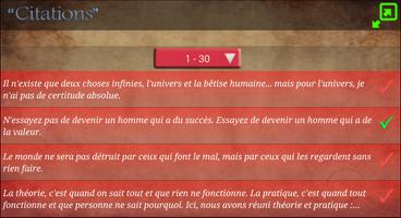 3 Schermata Citations d'Albert Enstien