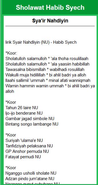 Sholawat Habib Syech Lengkap For Android Apk Download