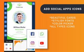 Employee ID Card Maker App постер