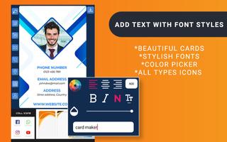 Employee ID Card Maker App تصوير الشاشة 1