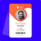 Employee ID Card Maker App أيقونة