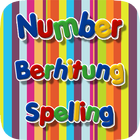 آیکون‌ Bermain sambil Belajar Angka: Spelling English