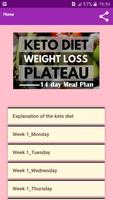 Keto Diet With 14 day Meal Plan plakat