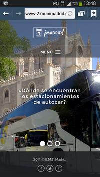 MADRID APARCA BUS poster