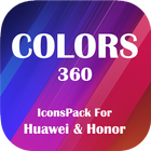 Colors 360 Icons for Huawei icône