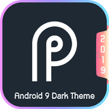 Icona Theme Dark Pie For Huawei