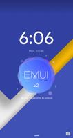 Blue Emui-V2 Theme for Huawei Affiche