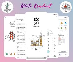 Gradient Minimal EMUI Theme poster