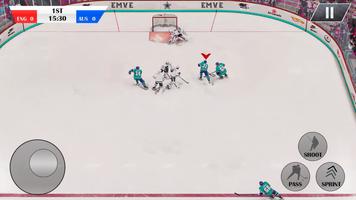 Ice Hockey Games 3D Ice Rage capture d'écran 1
