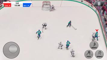 Ice Hockey Games 3D Ice Rage capture d'écran 2