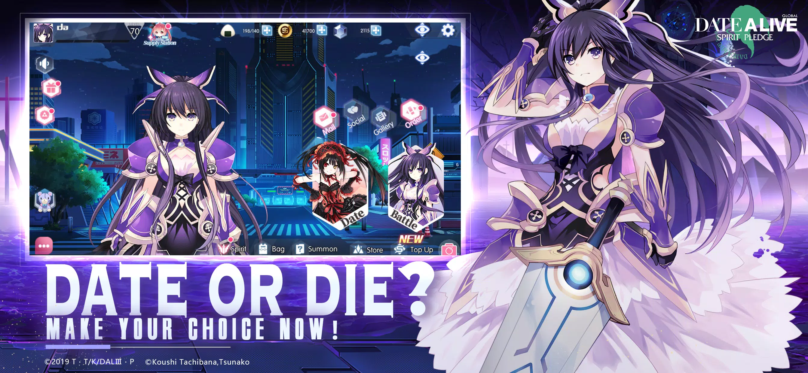 Date A Live: Spirit Pledge para Android - Baixe o APK na Uptodown