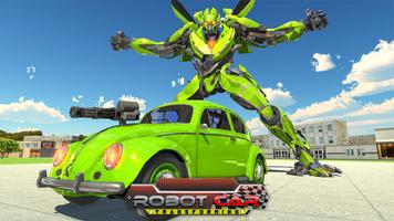 Real Car Robot Transform 3D Game اسکرین شاٹ 1