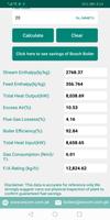 ENCOM : Boiler Efficiency Calc capture d'écran 1