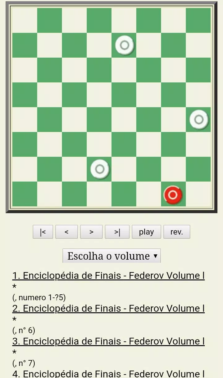 Download do APK de Enciclopédia de Finais no Jogo de Damas para