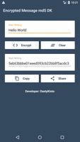 Encrypted Message md5 DK Ekran Görüntüsü 1