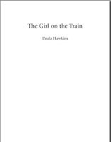 THE GIRL ON THE TRAIN Affiche