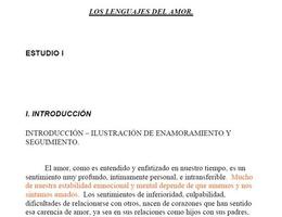 LOS LENGUAJES DEL AMOR PDF स्क्रीनशॉट 1