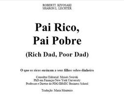 Pai rico Pai Pobre -PDF (Robert Kiyosaki) 海報
