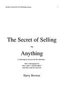 Poster Secrets of Selling book