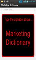 marketing Dictionary الملصق