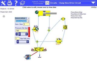 Hydraulic Circuit Simulator screenshot 1