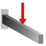 Cantilever Beam Conc Load-icoon