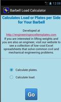 Barbell Load Calculator पोस्टर