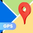 Buscador de rutas de mapas GPS icono