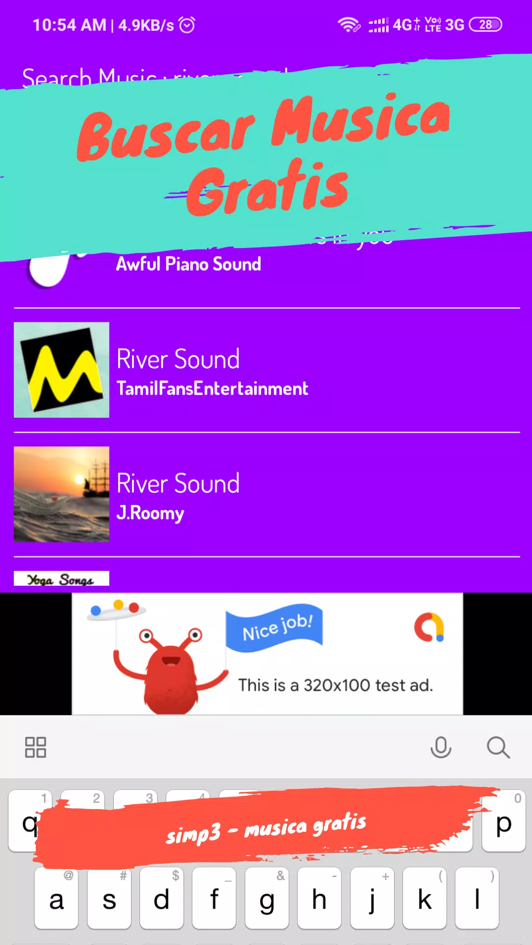 Descarga de APK de Simp3 2019 - Buscar Musica Gratis para Android