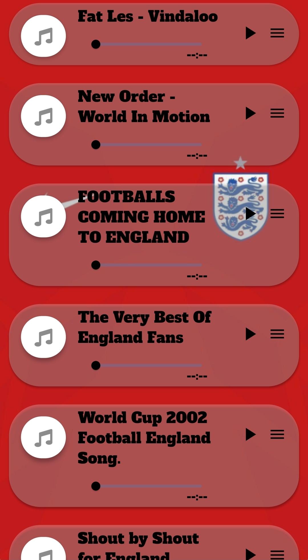 Android용 England football songs - APK 다운로드