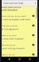 Tamil to English Speaking: English from Tamil স্ক্রিনশট 1