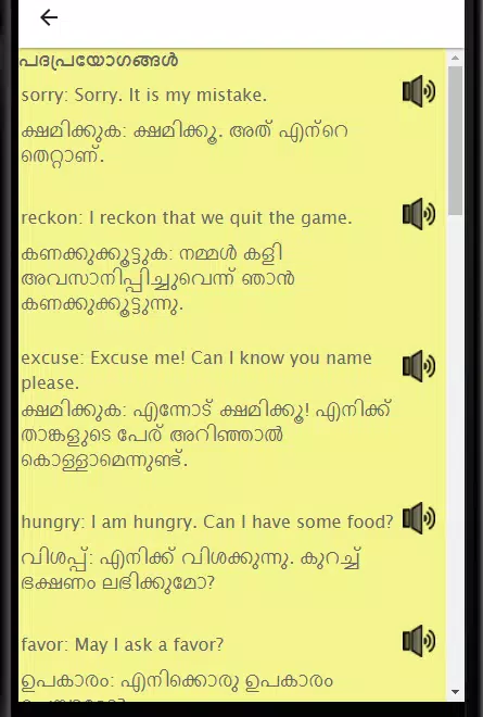 How do you say I don't know how to speak malayalam in Malayalam?