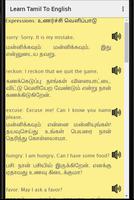 Learn English in Tamil : English Speaking in Tamil syot layar 2