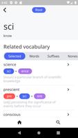 WordBranch -Prefix/Root/Suffix स्क्रीनशॉट 1