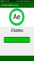 A-Level English Exams poster