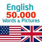 Engels 50.000 woorden met afbeeldingen-icoon