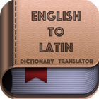 English to Latin Dictionary Translator App icône