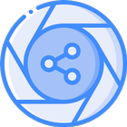 SHAREit : (शेयर करो Official File Transfer App) أيقونة