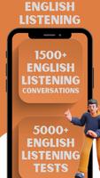 English Listening & Speaking Plakat