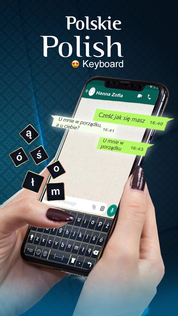 Polish English Keyboard - Polish Typing with Emoji for Android