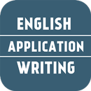 Carta en inglés y escritura de la aplicación APK