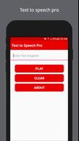 Text To Speech Pro Affiche