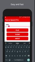 Text To Speech Pro capture d'écran 1
